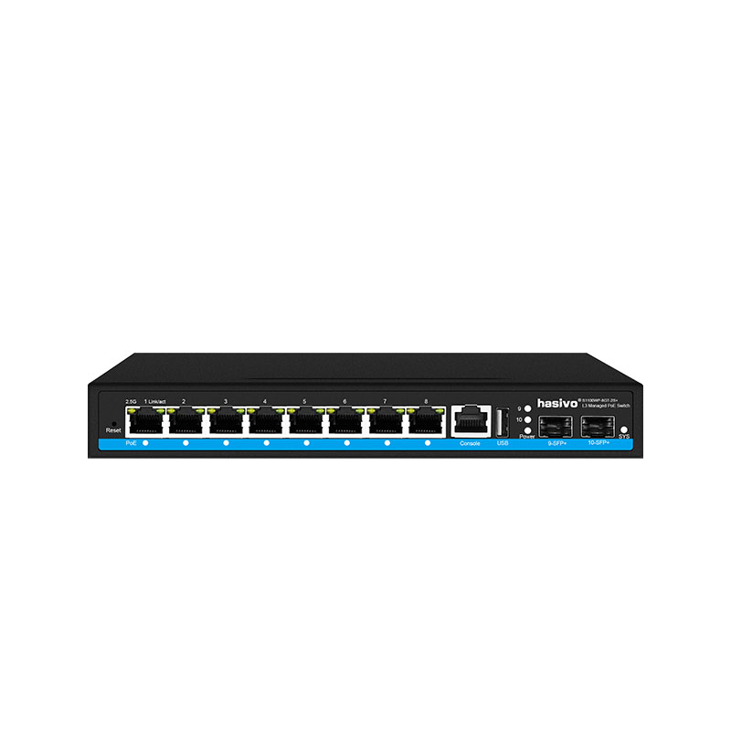Sfp+ 10G Managed Switch 8 Port - Switch PoE da 2,5 Gps gestito